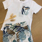 COMPLETO FOGLIE T-SHIRT E COSTUME SARABANDA