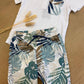 COMPLETO FOGLIE T-SHIRT E COSTUME SARABANDA