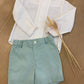 COMPLETO CAMICIA E BERMUDA VERDE DEL SUR