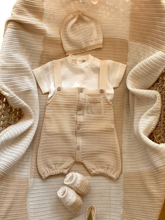 COORDINATO BEIGE E PANNA PAPPA E LATTE