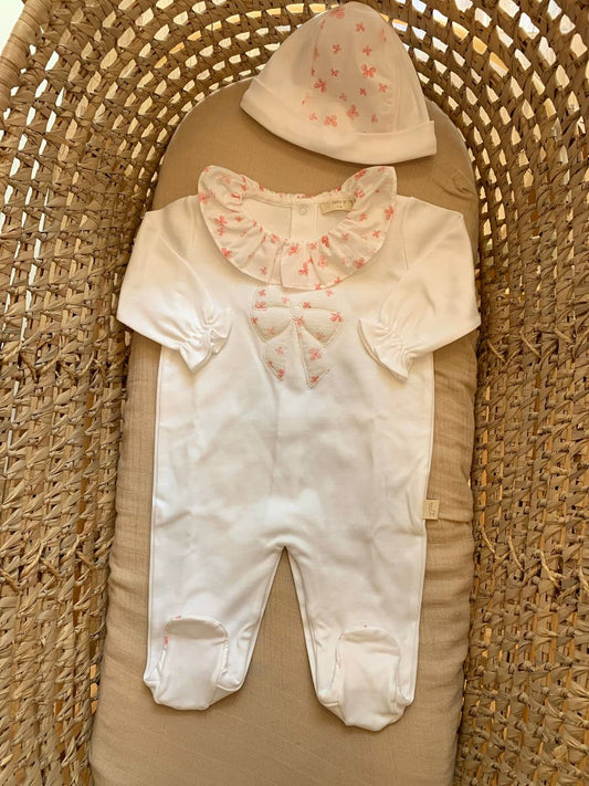 TUTINA IN COTONE CON FIOCCO BABY GI