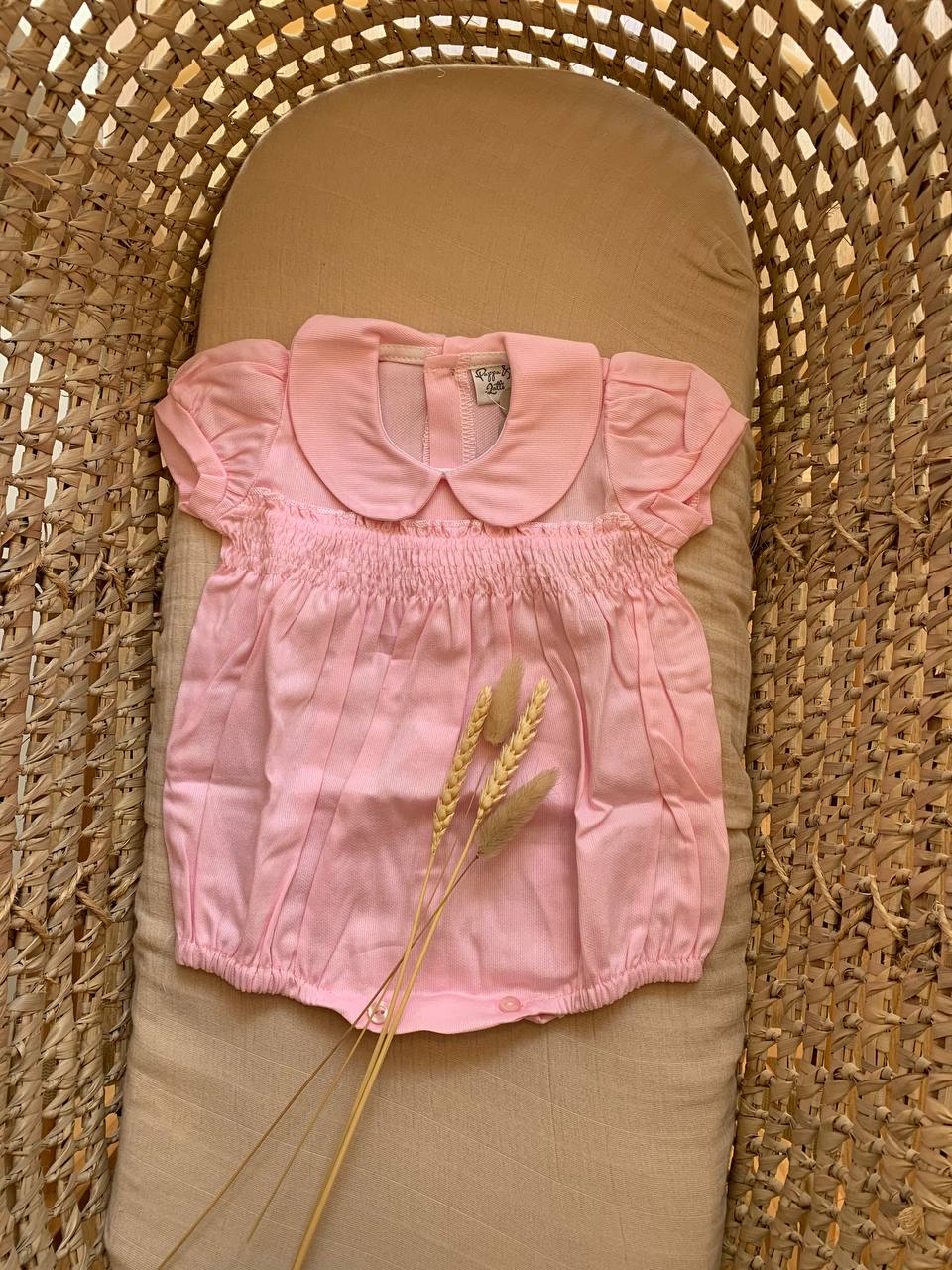 PAGLIACCETTO PIQUET ROSA PAPPA E LATTE