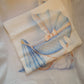 COORDINATO NASCITA AZZURRO CARROZZINA COPERTA LEGGERA FIRST BABY