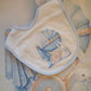 COORDINATO NASCITA AZZURRO CARROZZINA COPERTA LEGGERA FIRST BABY