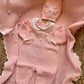 COORDINATO IN FILO ROSE