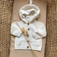 CARDIGAN IN FILO BIANCO WEDOBLE
