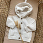 CARDIGAN IN FILO BIANCO WEDOBLE