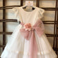 ABITO TULLE CON FIORE DAMINA