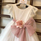 ABITO TULLE CON FIORE DAMINA