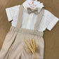 COMPLETO BRETELLE PANNA-BEIGE