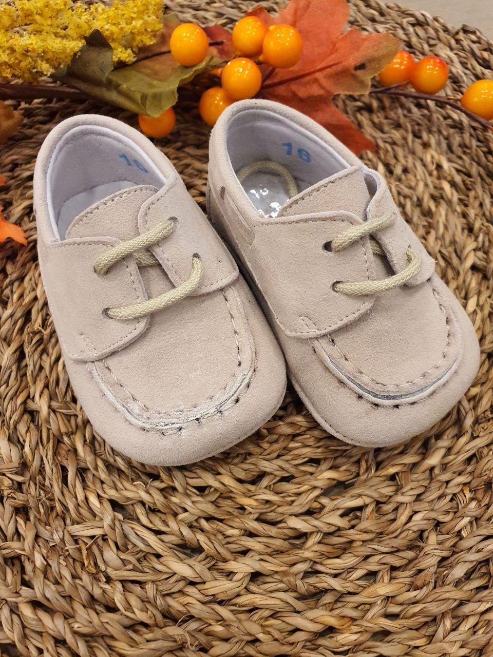 MOCASSINO IN CAMOSCIO BEIGE INDICE