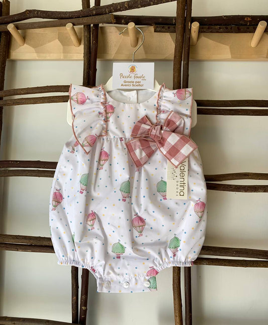PAGLIACCETTO MONGOLFIERE ROSA VALENTINA BEBES