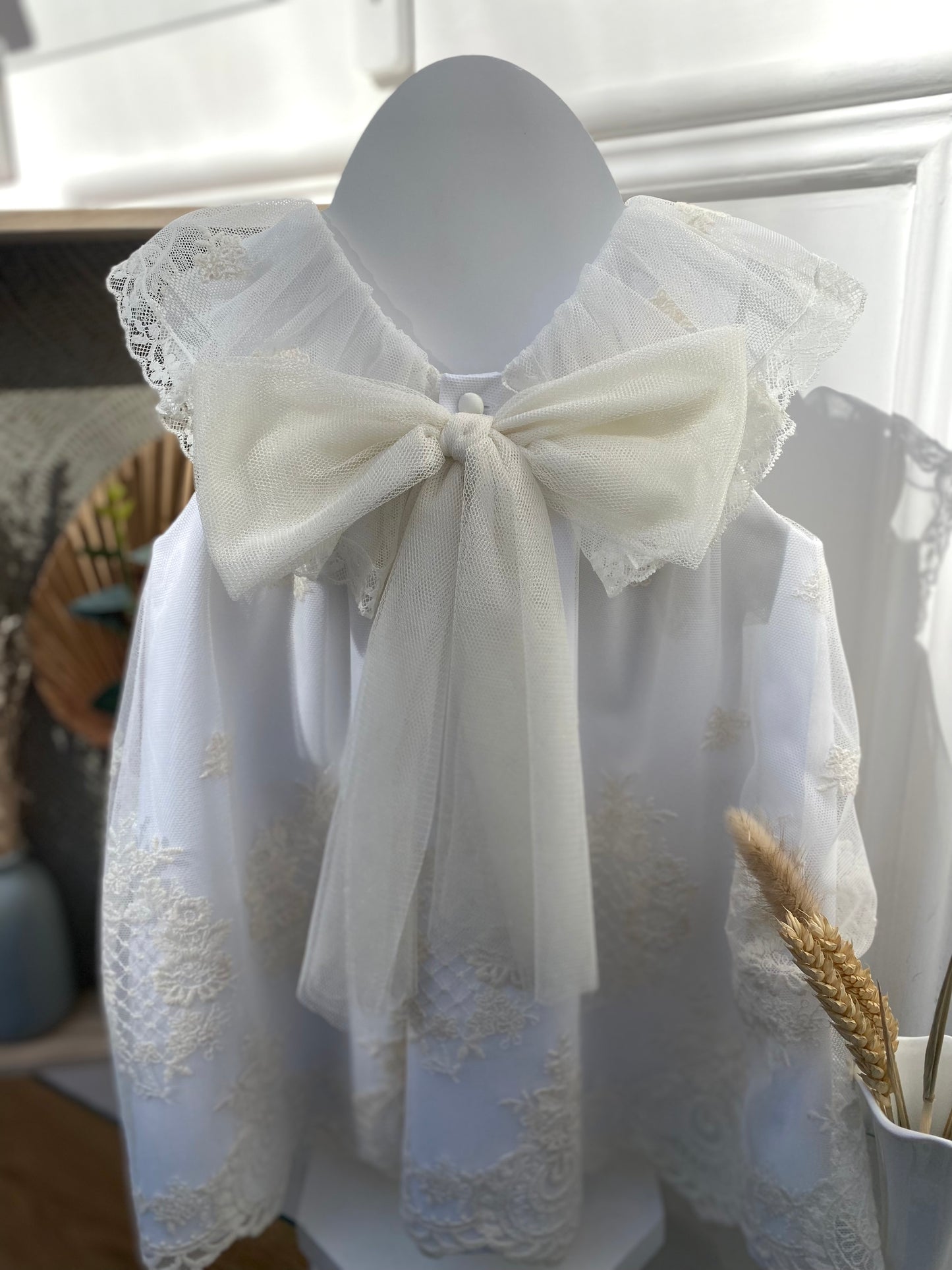 Abito fiocco bianco