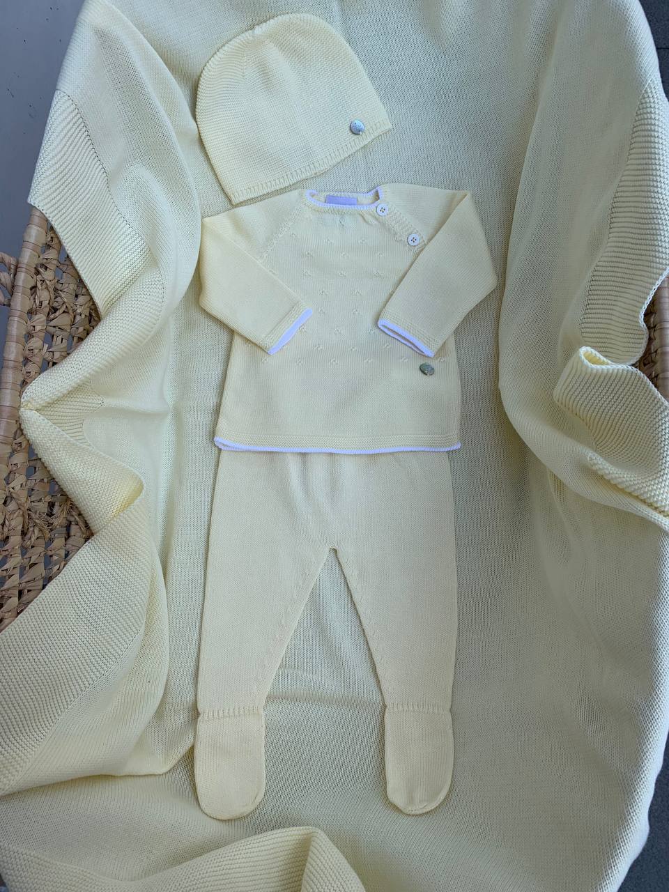 COORDINATO IN FILO GIALLO PAZ RODRIGUEZ