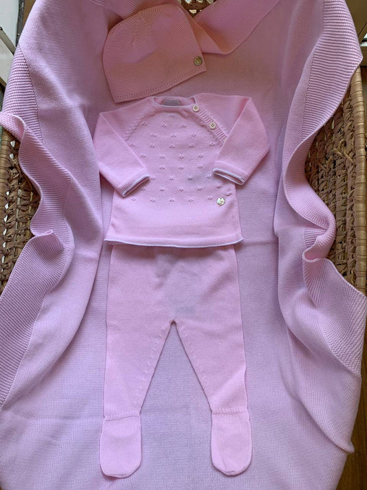 COORDINATO IN FILO ROSA PAZ RODRIGUEZ