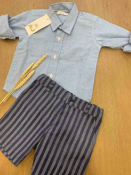 Completo bermuda e camicia