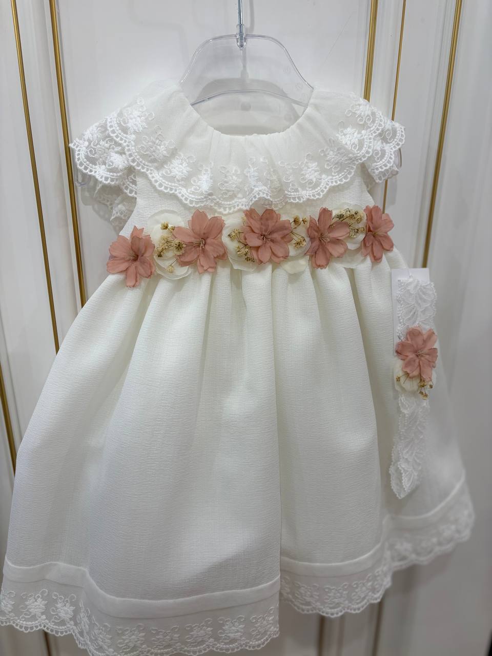 Abito Battesimale FLOREALE PONTO POR PONTO