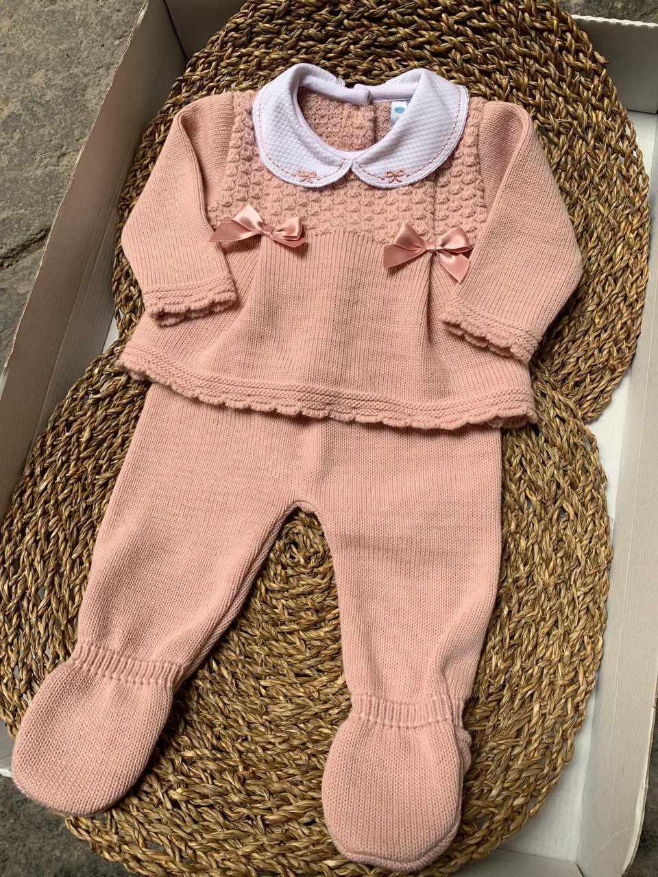 Tutina spezzata FIOCHETTI ROSA SARDON