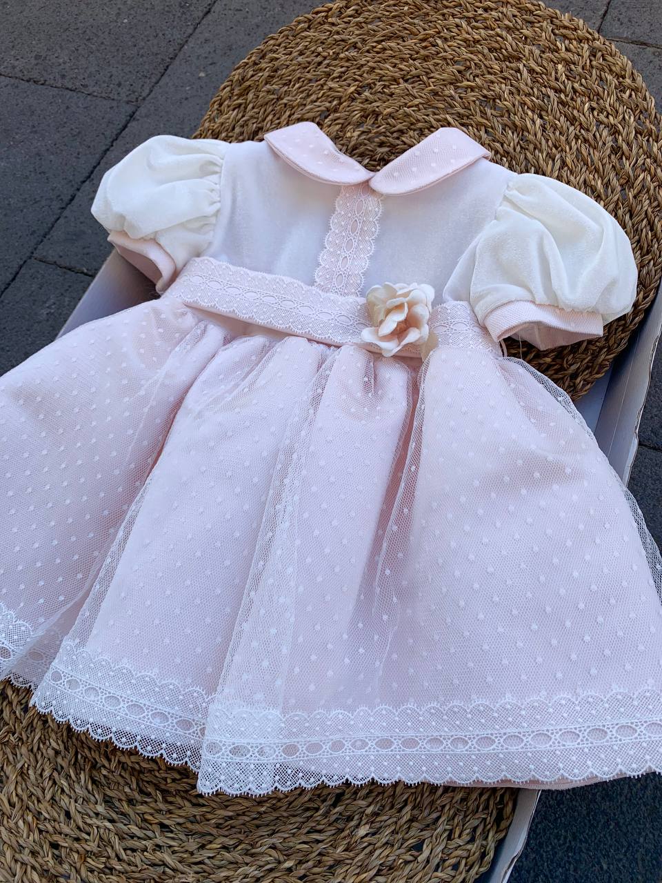 Abito VELLUTO SETA E ROSA GUGU GAGA