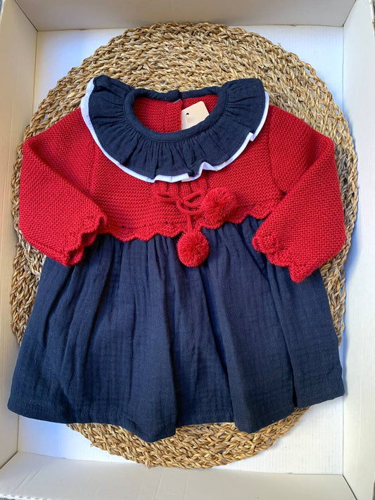 Abitino TRECCIA CON POMPON BABY FASHION