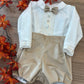 Abito Battesimale Con PIZZO BEIGE