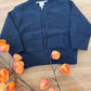 Cardigan CON ZIP BLU BOBOLI