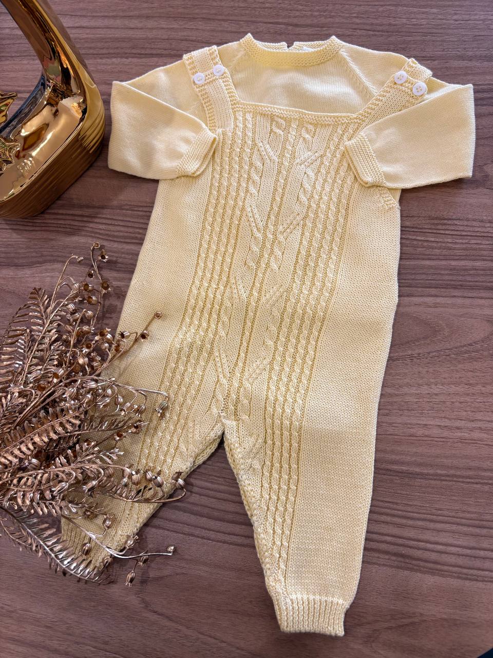 Tutina SALOPETTE GIALLO WEDOBLE