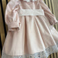 Abito ROSA SETA CON PIZZO GUGU GAGA