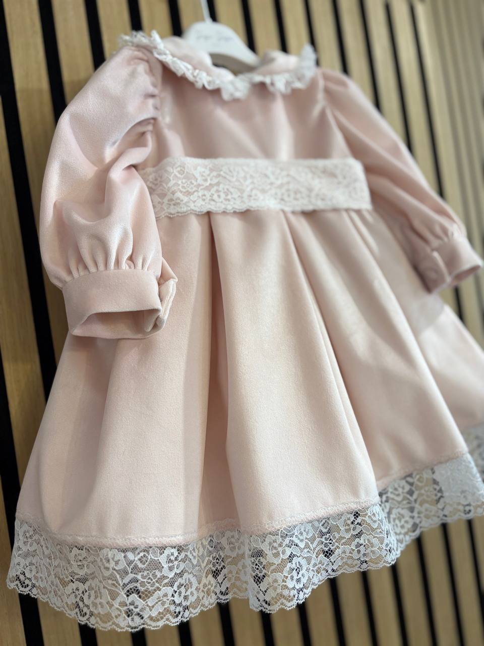 Abito ROSA SETA CON PIZZO GUGU GAGA