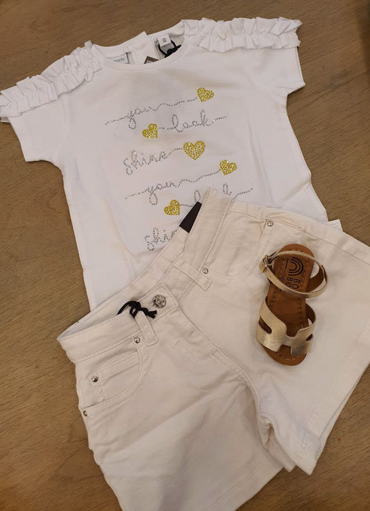 Completo t-shirt e shorts Sarabanda