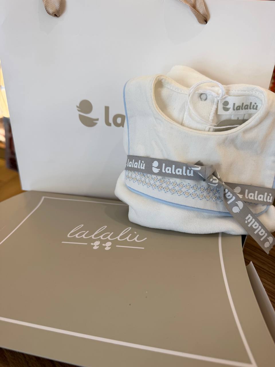 Tutina spezzata ciniglia LATTE LALALÙ