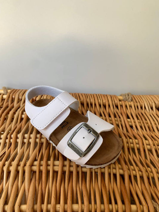 Sandali bianchi Bio ETIC