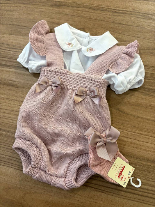 PAGLIACCETTO FIOCCHETTI ROSA ANTICO SARDON