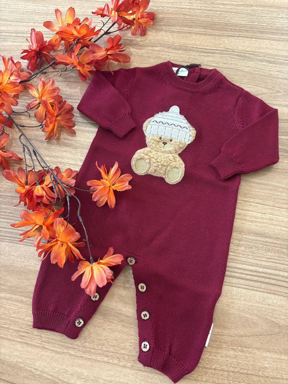 Tutina TEDDY BORDEAUX NANNAFRUFRÙ