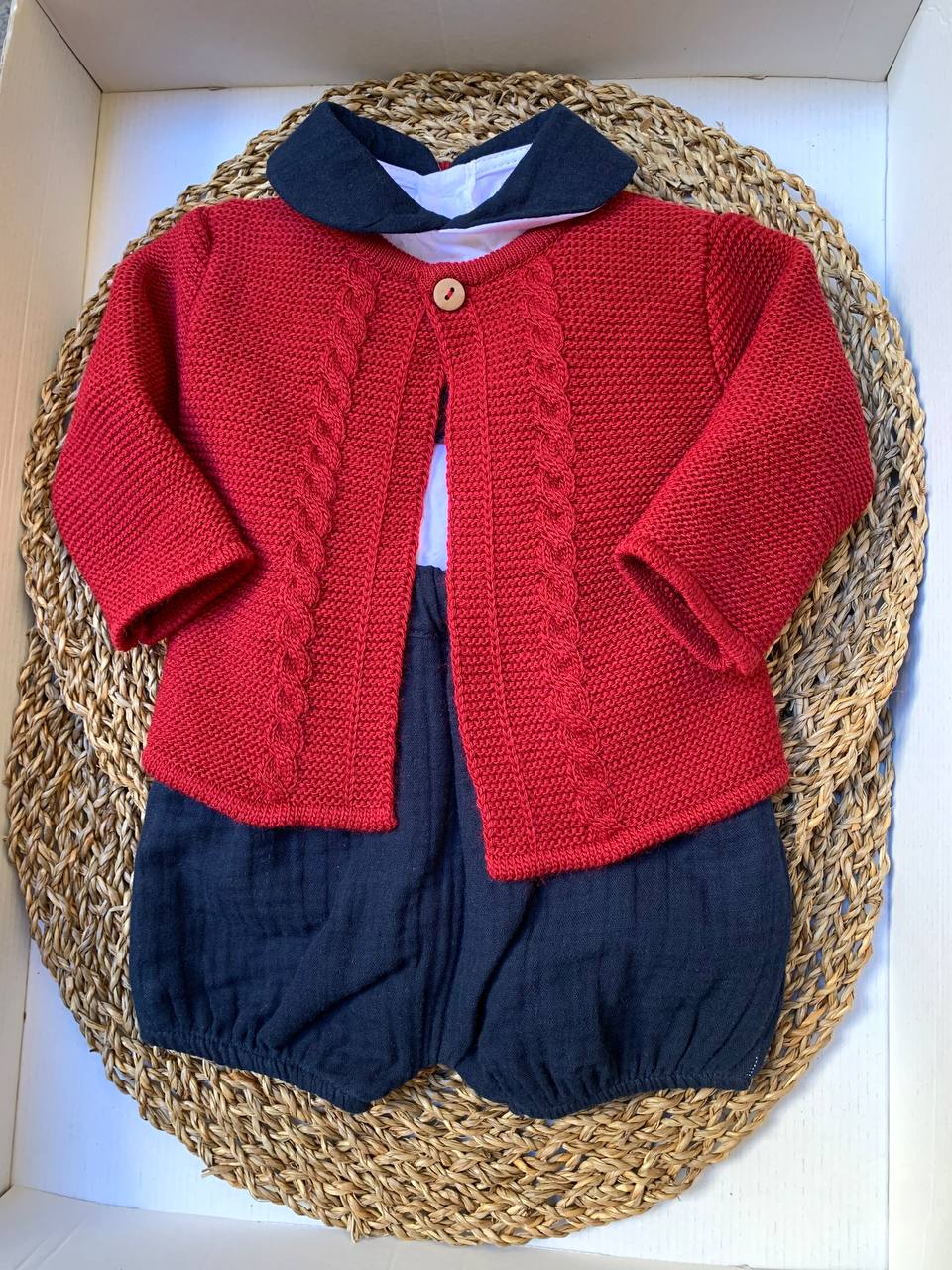 Completo treccia baby fashion