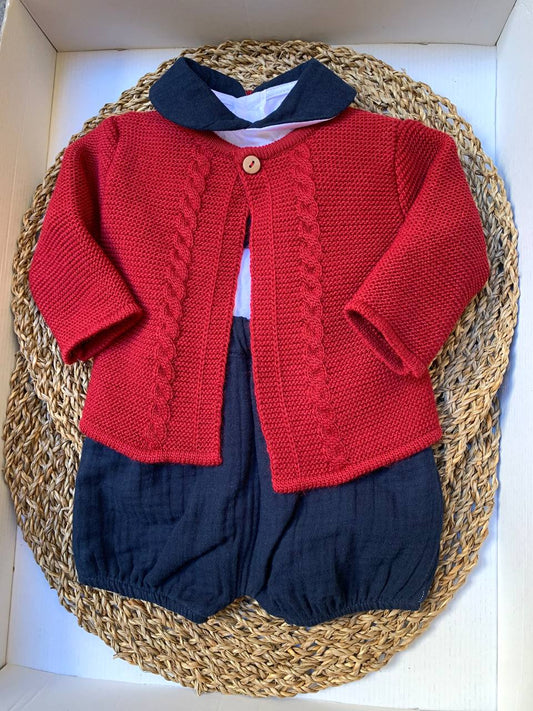 Completo treccia baby fashion