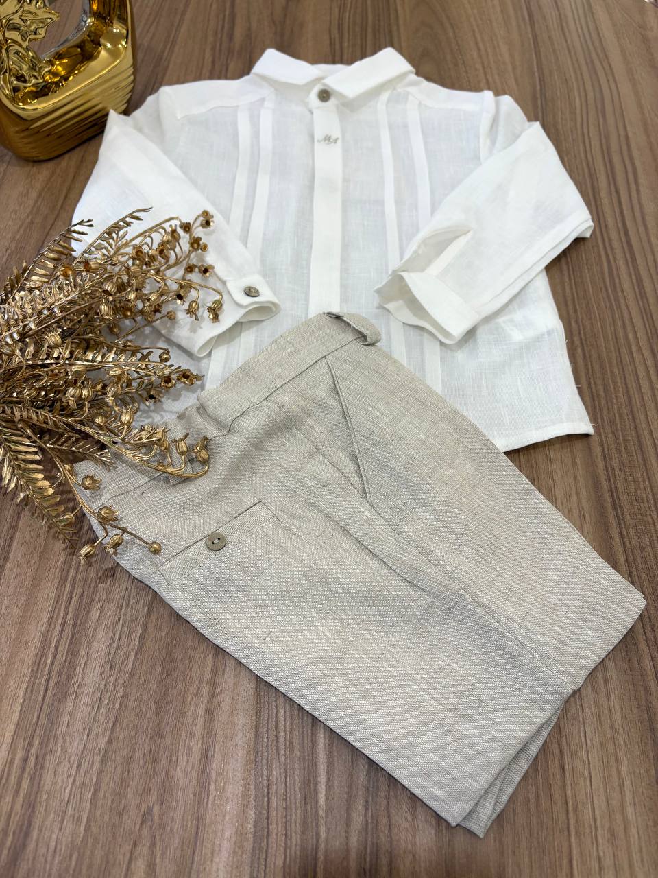 COMPLETO BEIGE MARTINARANDA