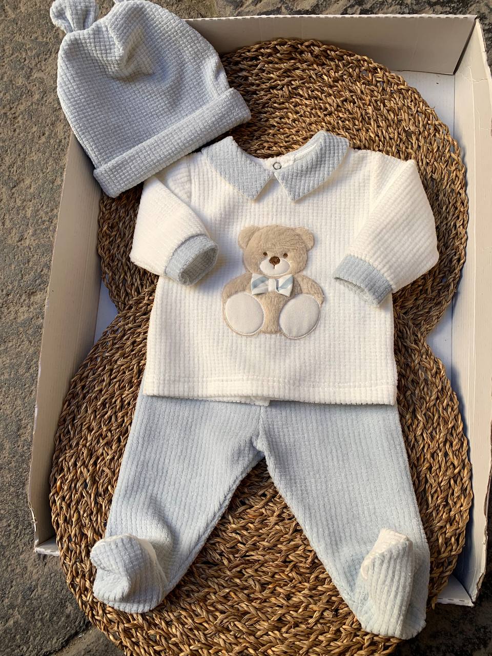 Tutina spezzata ORSETTO PANNA E POLVERE TETO E TATTA