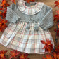 Abitino GRIGIO QUADRI BABY FASHION
