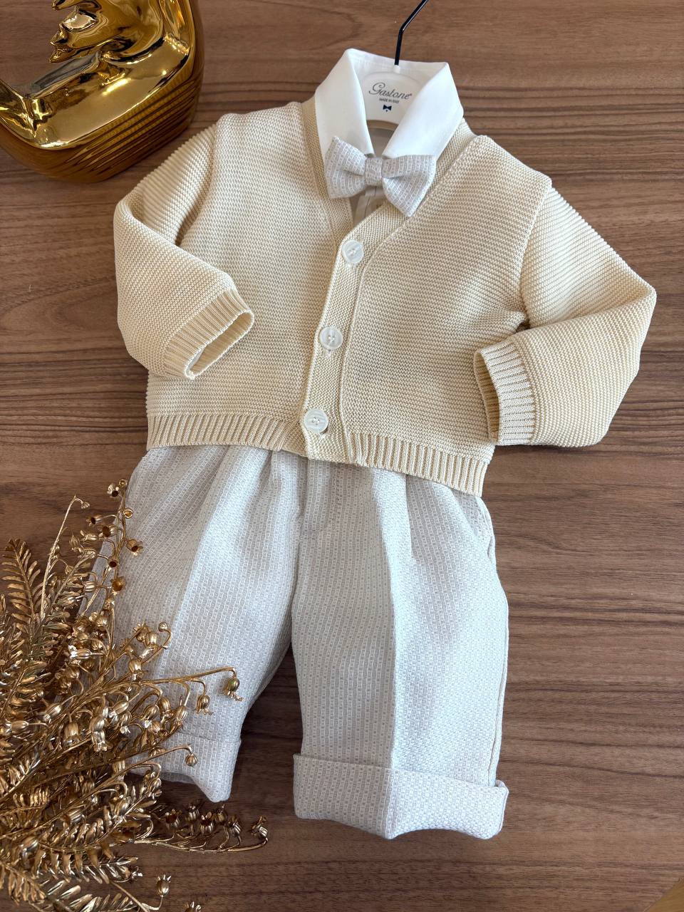 ABITO BATTESIMALE LORD BEIGE GASTONE