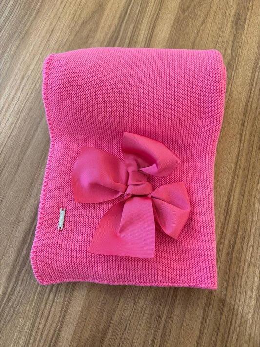 Coperta con fiocco gros-grain