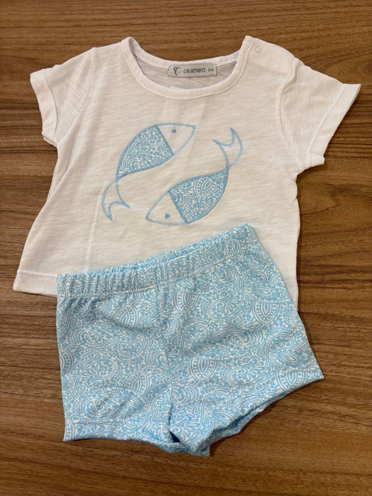 T-shirt e COSTUME CELESTE PESCIOLINI CALAMARO