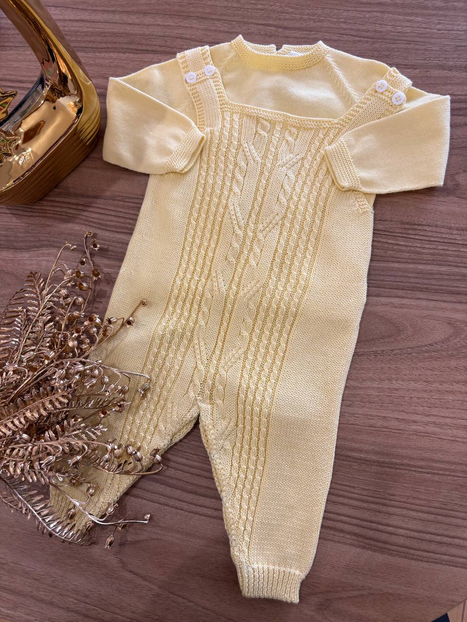 Tutina SALOPETTE GIALLO WEDOBLE