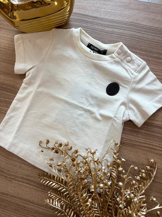 T-shirt beige NEVER TOO