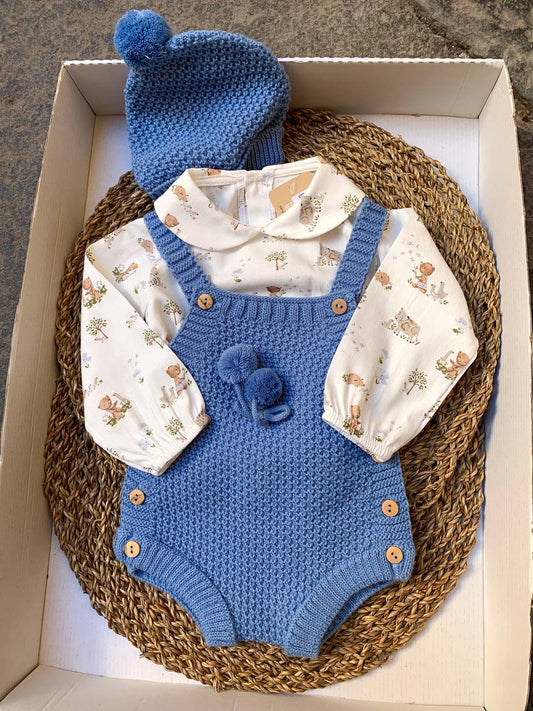 PAGLIACCETTO celeste safari baby fashion