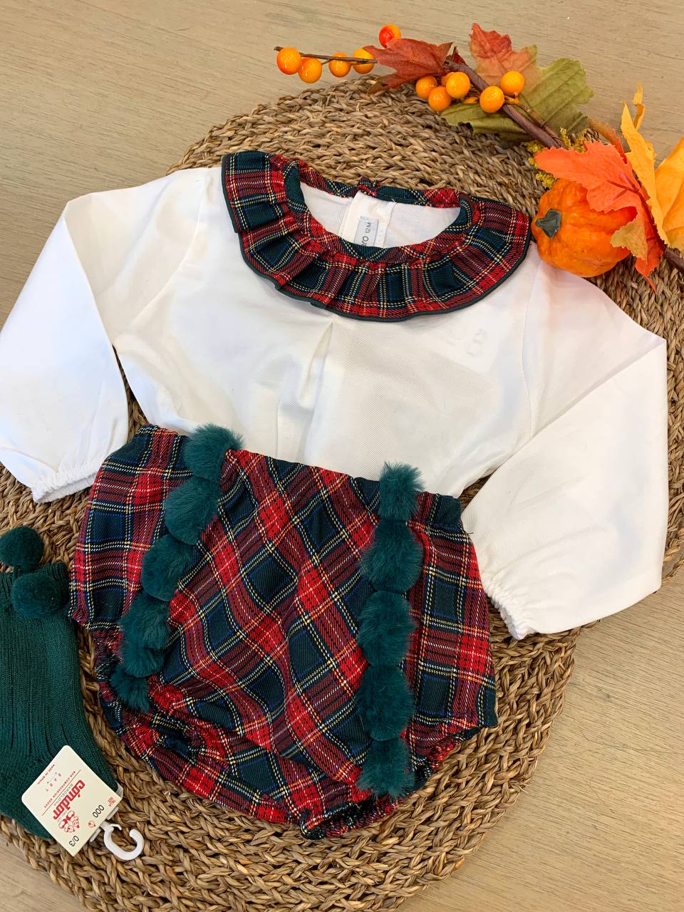 PAGLIACCETTO TARTAN PON PON CALAMARO