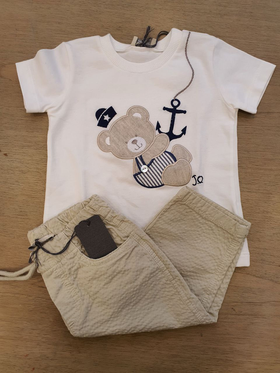 Completo t-shirt orsetto e pantalone Jo Milano