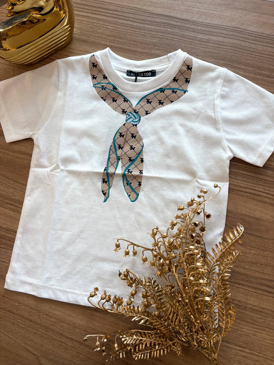 T-shirt FOULARD NEVER TOO