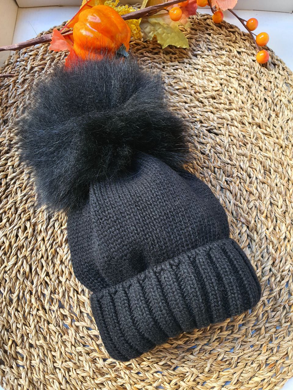 Cappello PON PON NERO