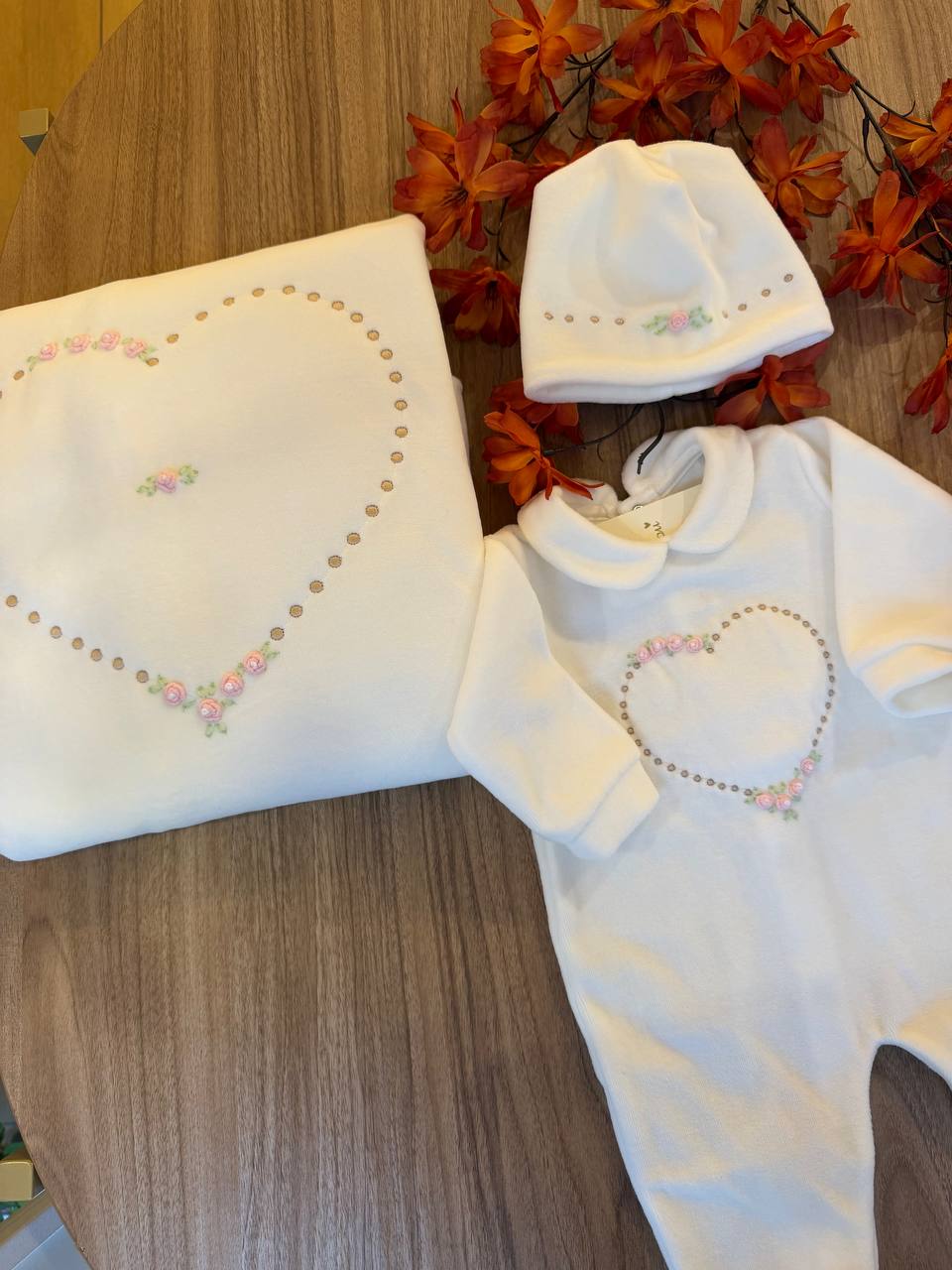 Coordinato "CUORE DI ROSELLINE" BISOU